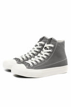 画像をギャラリービューアに読み込む, Y's for men HIGH TOP SNEAKER / COTTON CANVAS (GREY x WHITE)