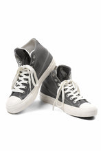 画像をギャラリービューアに読み込む, Y's for men HIGH TOP SNEAKER / COTTON CANVAS (GREY x WHITE)