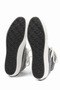 画像をギャラリービューアに読み込む, Y's for men HIGH TOP SNEAKER / COTTON CANVAS (GREY x WHITE)