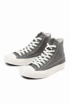 画像をギャラリービューアに読み込む, Y's for men HIGH TOP SNEAKER / COTTON CANVAS (GREY x WHITE)