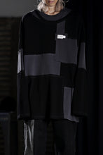 画像をギャラリービューアに読み込む, Feng Chen Wang PANELLED TOPS (BLACK/GREY)