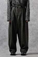 画像をギャラリービューアに読み込む, forme d'expression 2Tucked Baggy Pants (Grey)
