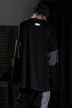 画像をギャラリービューアに読み込む, Feng Chen Wang PANELLED TOPS (BLACK/GREY)
