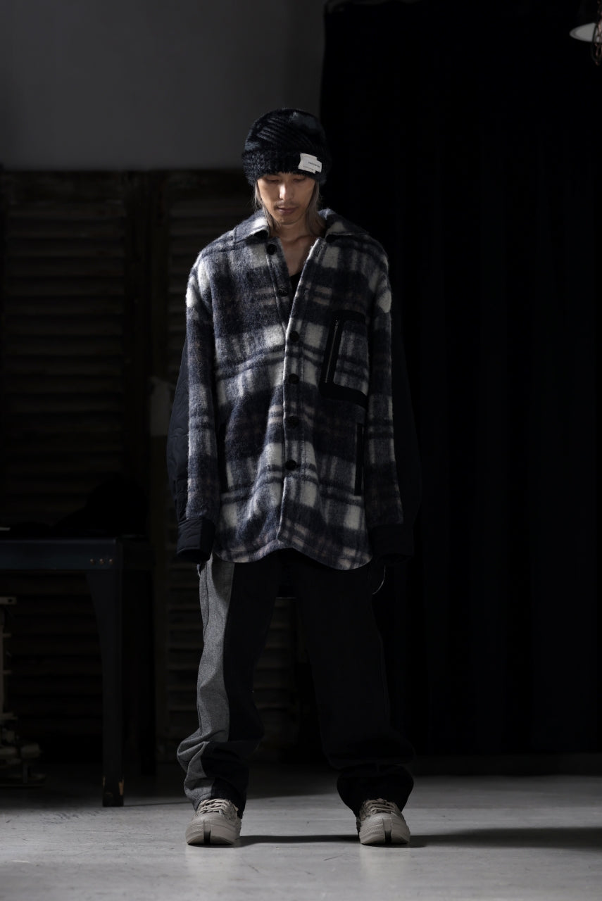 画像をギャラリービューアに読み込む, Feng Chen Wang FLANNEL SHIRT WITH QUILT PHOENIX (NAVY)