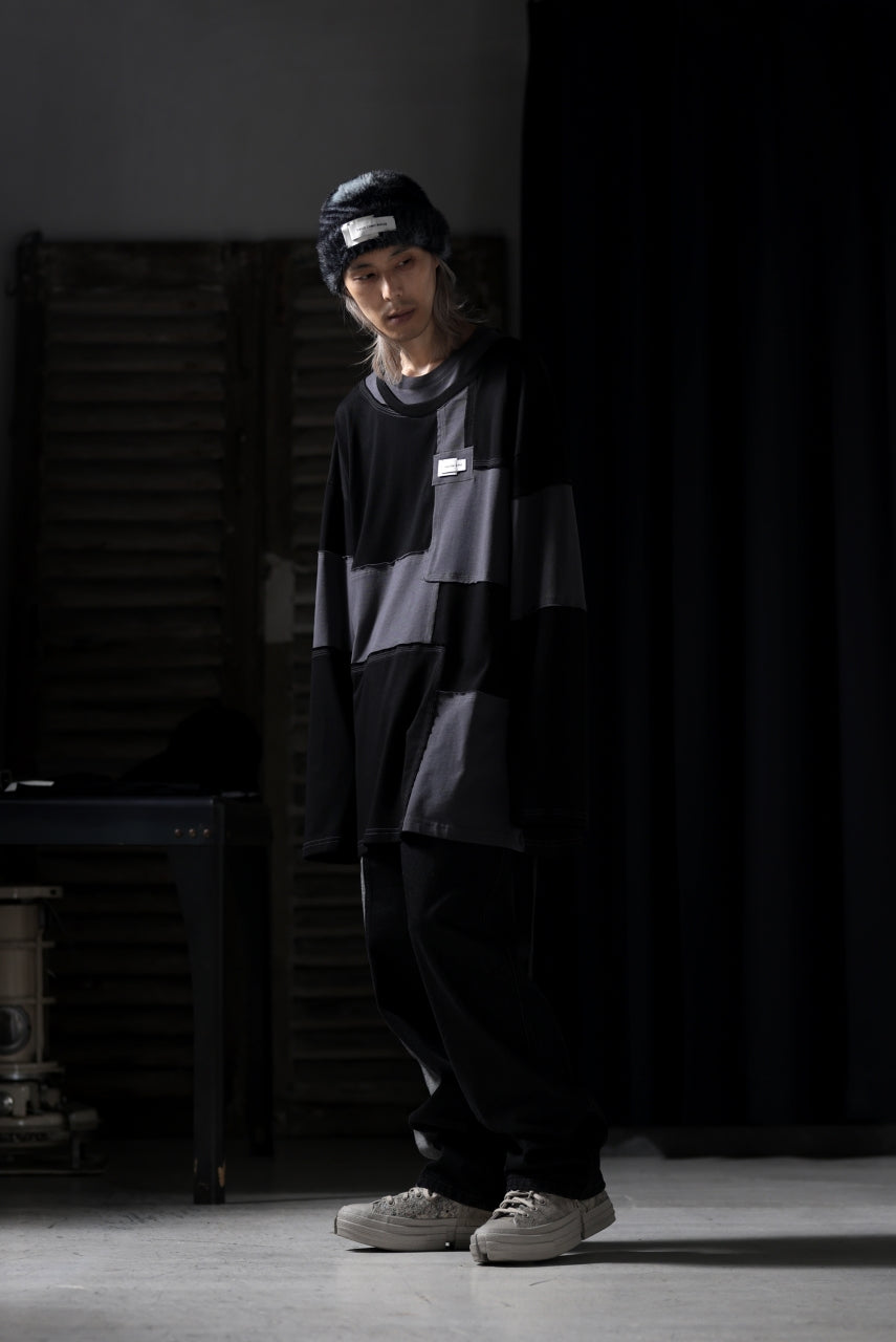 画像をギャラリービューアに読み込む, Feng Chen Wang LANDSCAPE PAINTING JACQUARD BEANIE (BLACK/GREY)