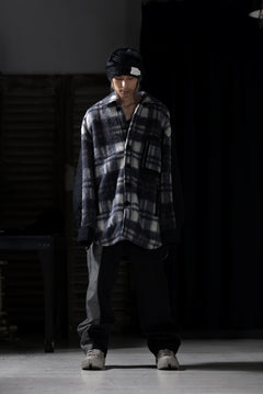 画像をギャラリービューアに読み込む, Feng Chen Wang LANDSCAPE PAINTING JACQUARD BEANIE (BLACK/GREY)