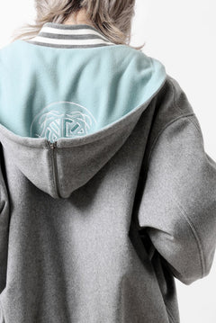 画像をギャラリービューアに読み込む, FACETASM HOODED STADIUM JACKET (GRAY)