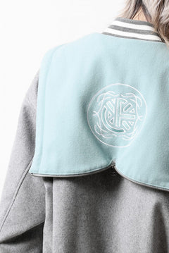 画像をギャラリービューアに読み込む, FACETASM HOODED STADIUM JACKET (GRAY)