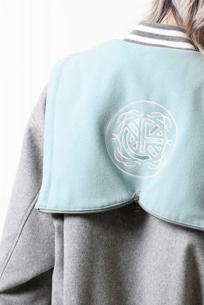 画像をギャラリービューアに読み込む, FACETASM HOODED STADIUM JACKET (GRAY)