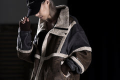 Load image into Gallery viewer, Feng Chen Wang DOUBLE SIDED SHERPA JACKET (GRAY)