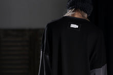 画像をギャラリービューアに読み込む, Feng Chen Wang PANELLED TOPS (BLACK/GREY)