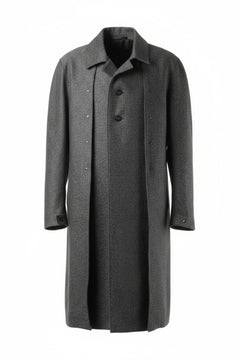 画像をギャラリービューアに読み込む, OPPOSE DUALITY MAC COAT / COTTON HEATHER CORD (GRAY)
