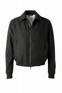 画像をギャラリービューアに読み込む, OPPOSE DUALITY MELTON BOMBER JACKET (BLACK)