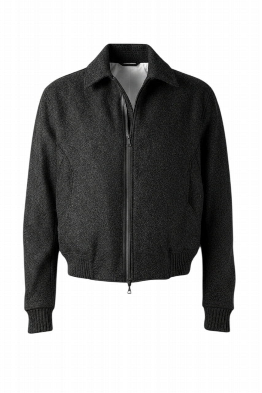 画像をギャラリービューアに読み込む, OPPOSE DUALITY MELTON BOMBER JACKET (BLACK)