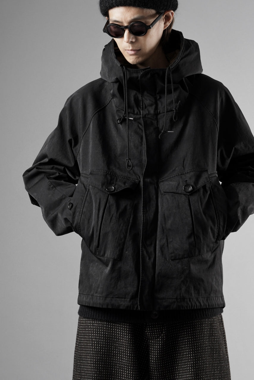 画像をギャラリービューアに読み込む, Ten c TEMPEST ANORAK JACKET / GARMENT DYED OJJ (NERO)