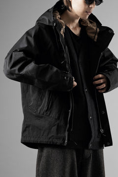 画像をギャラリービューアに読み込む, Ten c TEMPEST ANORAK JACKET / GARMENT DYED OJJ (NERO)