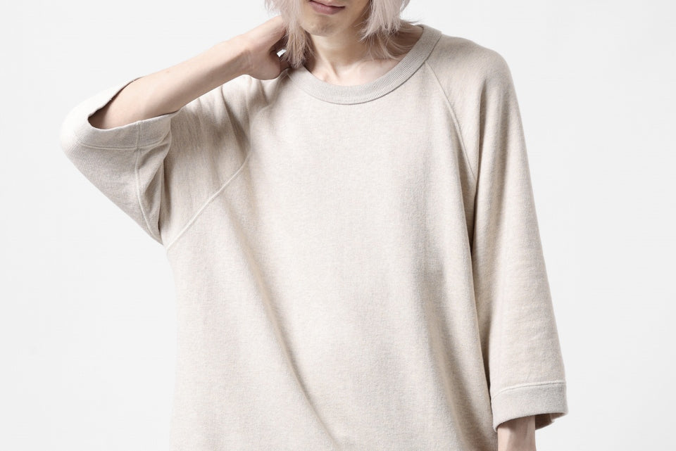 画像をギャラリービューアに読み込む, N/07 RAGLAN LOOSEY TOP / VINTAGE COTTON TERRY (OATMEAL)