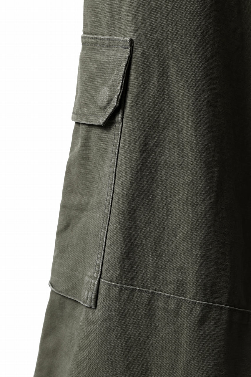 画像をギャラリービューアに読み込む, N/07 MILITARY TROUSERS M47 / VINTAGE BIO-WASHED DUCK CANVAS (KHAKI)