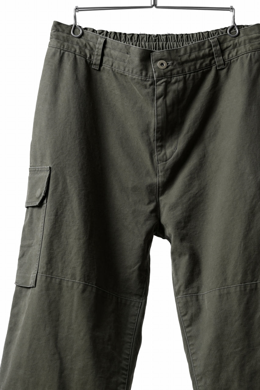 画像をギャラリービューアに読み込む, N/07 MILITARY TROUSERS M47 / VINTAGE BIO-WASHED DUCK CANVAS (KHAKI)