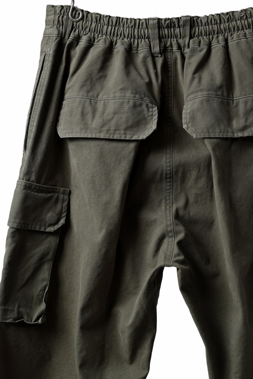 画像をギャラリービューアに読み込む, N/07 MILITARY TROUSERS M47 / VINTAGE BIO-WASHED DUCK CANVAS (KHAKI)