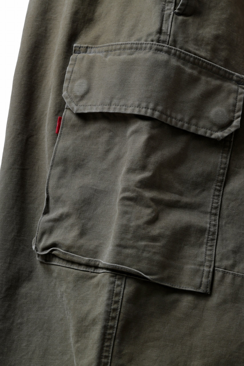 画像をギャラリービューアに読み込む, N/07 MILITARY TROUSERS M47 / VINTAGE BIO-WASHED DUCK CANVAS (KHAKI)
