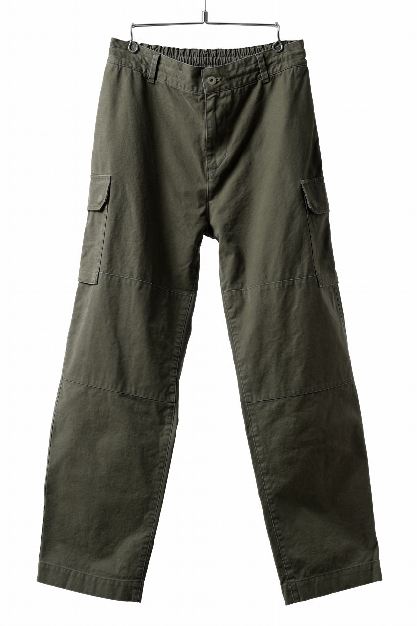 画像をギャラリービューアに読み込む, N/07 MILITARY TROUSERS M47 / VINTAGE BIO-WASHED DUCK CANVAS (KHAKI)