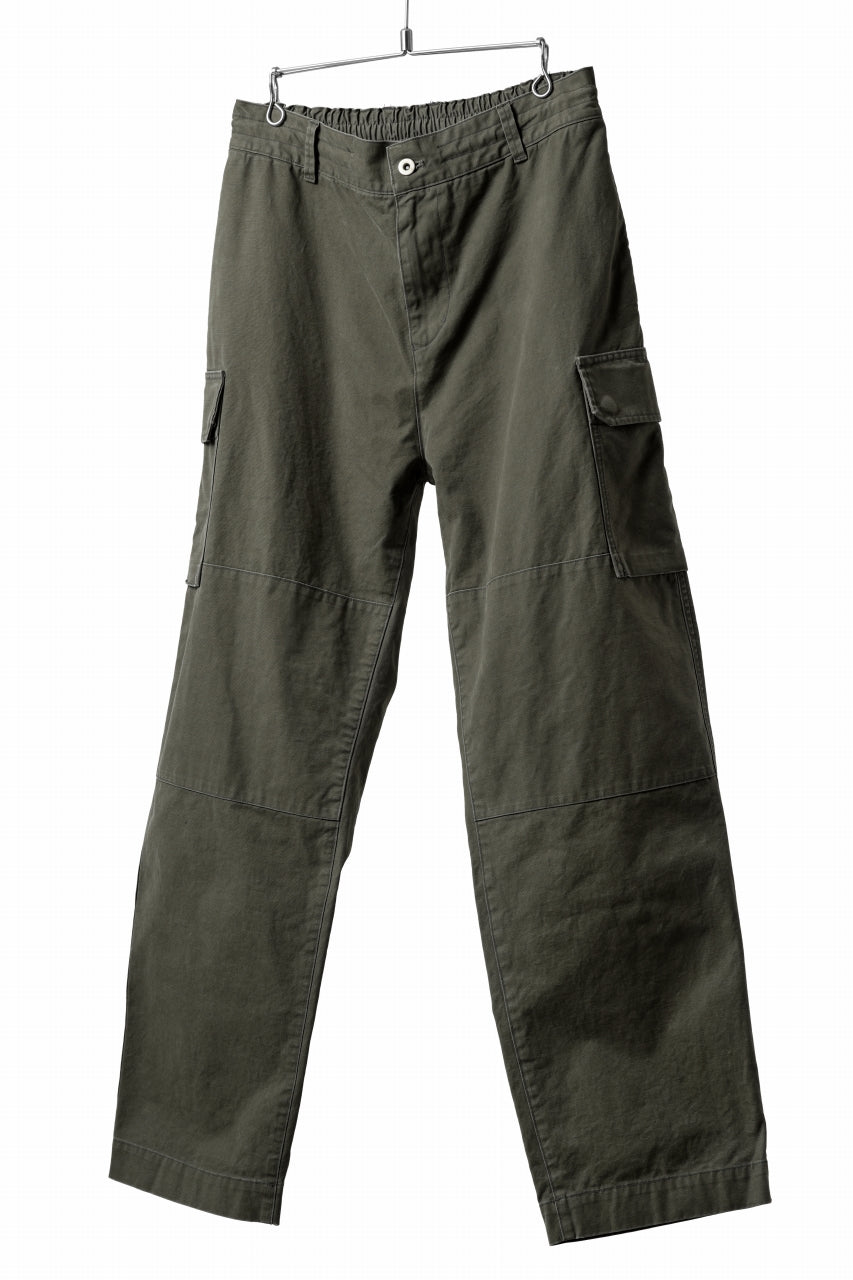 画像をギャラリービューアに読み込む, N/07 MILITARY TROUSERS M47 / VINTAGE BIO-WASHED DUCK CANVAS (KHAKI)