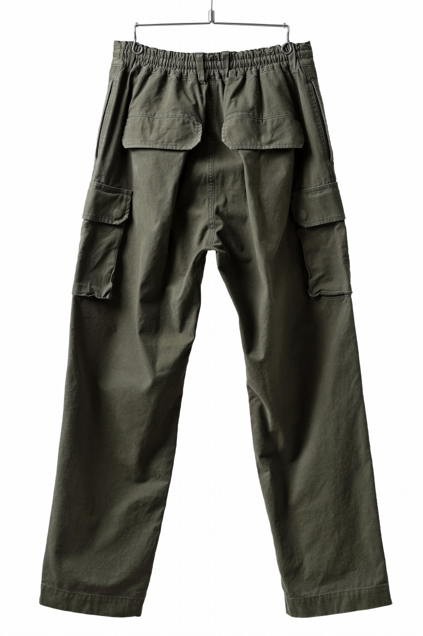 画像をギャラリービューアに読み込む, N/07 MILITARY TROUSERS M47 / VINTAGE BIO-WASHED DUCK CANVAS (KHAKI)