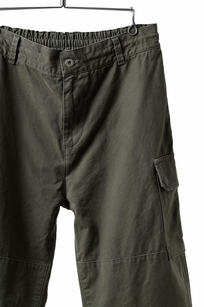 画像をギャラリービューアに読み込む, N/07 MILITARY TROUSERS M47 / VINTAGE BIO-WASHED DUCK CANVAS (KHAKI)