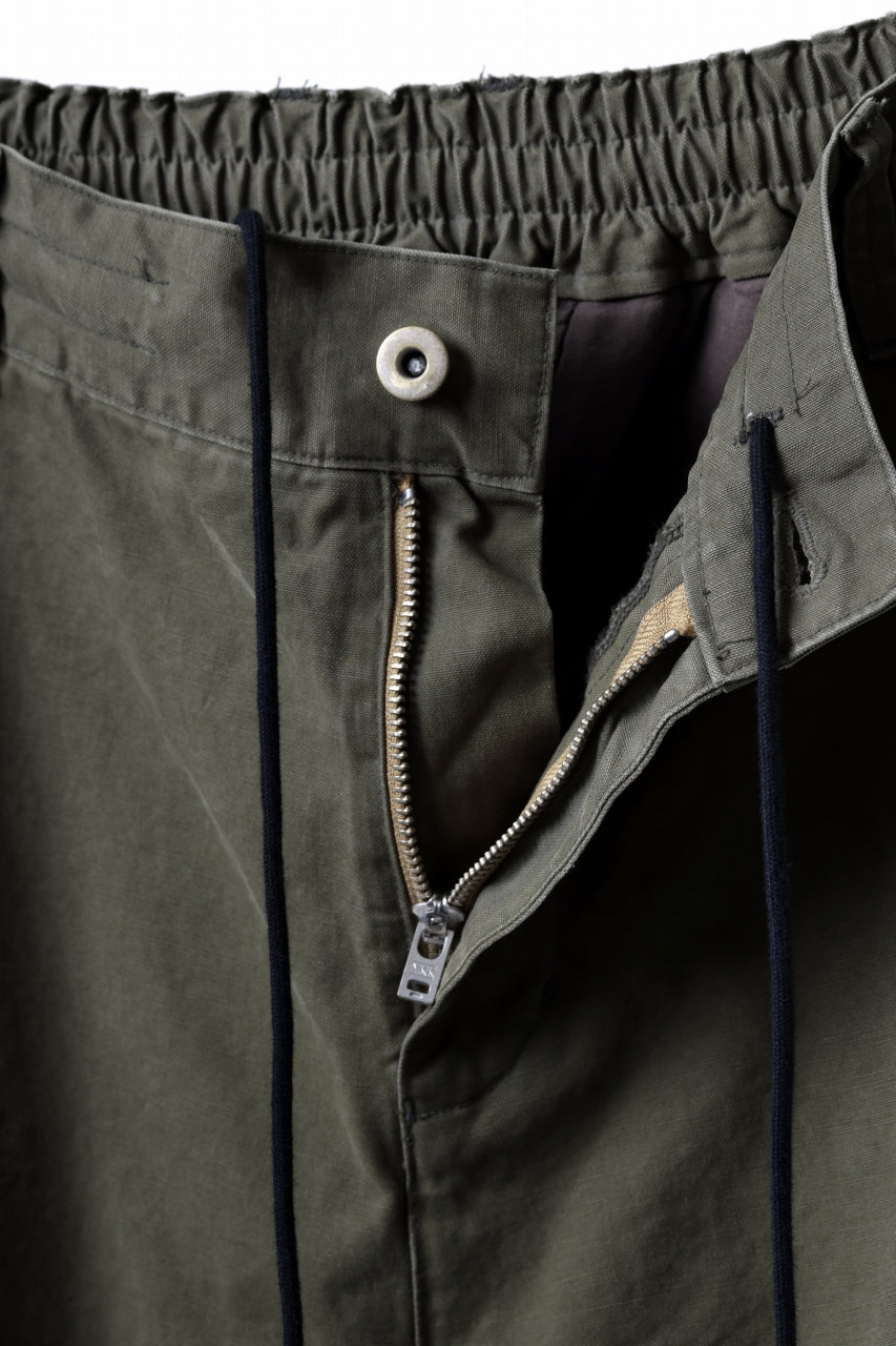 画像をギャラリービューアに読み込む, N/07 MILITARY TROUSERS M47 / VINTAGE BIO-WASHED DUCK CANVAS (KHAKI)