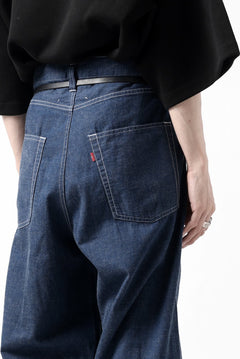 画像をギャラリービューアに読み込む, N/07 WIDE-TAPARED JEANS / 7.3oz CHAMBRAY DENIM (INDIGO ONE WASHED)