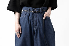 画像をギャラリービューアに読み込む, N/07 WIDE-TAPARED JEANS / 7.3oz CHAMBRAY DENIM (INDIGO ONE WASHED)
