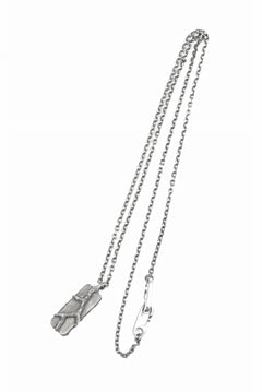 画像をギャラリービューアに読み込む, Node by KUDO SHUJI P-69 EIKO SMALL - STERLING SILVER NECKLACE WITH ORIGINAL CLASP (50cm)