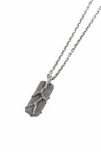 画像をギャラリービューアに読み込む, Node by KUDO SHUJI P-69 EIKO SMALL - STERLING SILVER NECKLACE WITH ORIGINAL CLASP (50cm)