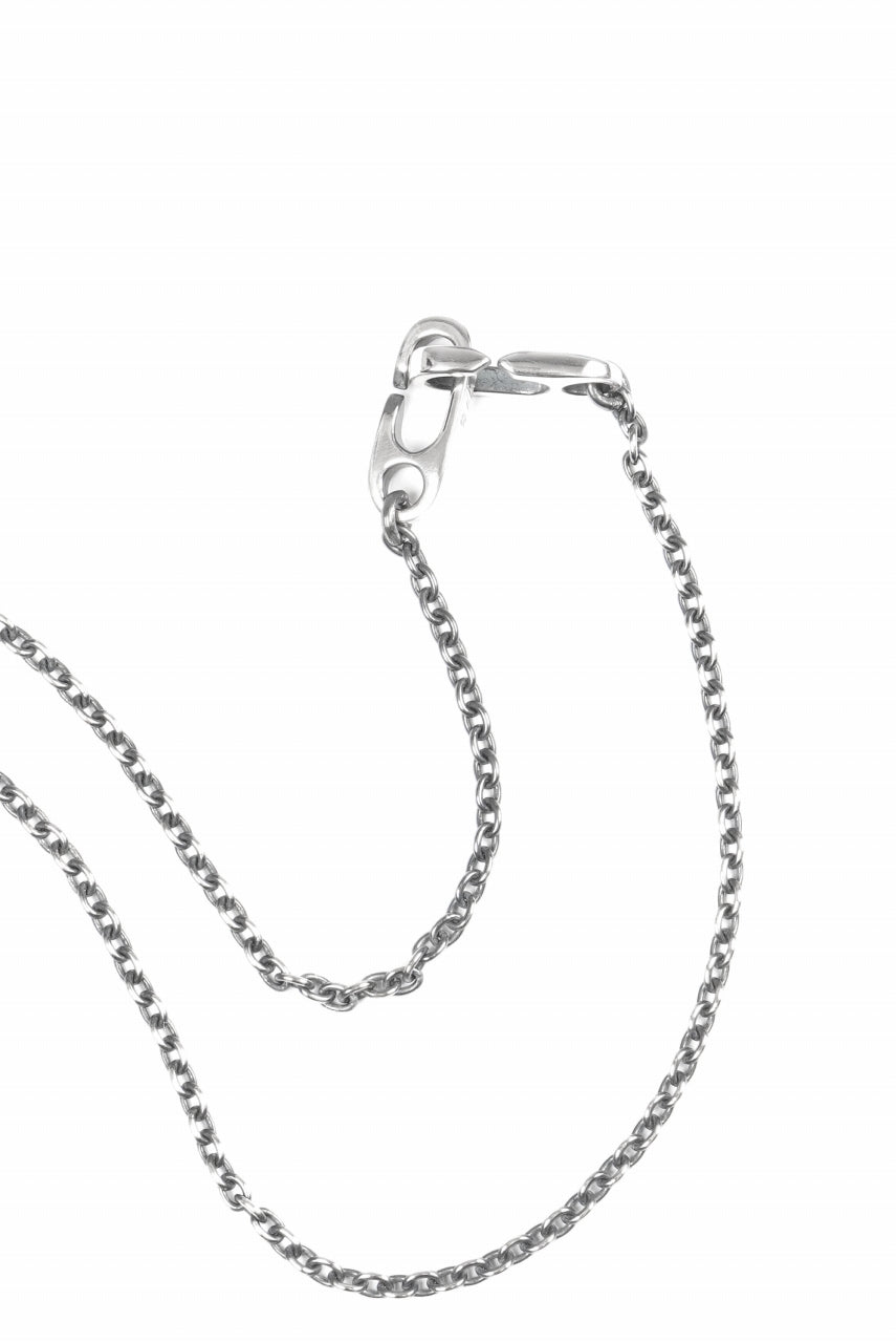 画像をギャラリービューアに読み込む, Node by KUDO SHUJI P-69 EIKO SMALL - STERLING SILVER NECKLACE WITH ORIGINAL CLASP (50cm)