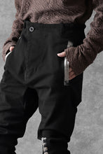 画像をギャラリービューアに読み込む, BORIS BIDJAN SABERI SLIM FIT PANTS / OBJECT DYED & SEAM TAPED "P11-F1939" (BLACK)
