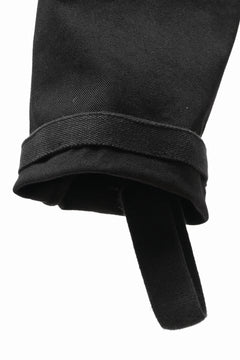 画像をギャラリービューアに読み込む, BORIS BIDJAN SABERI SLIM FIT PANTS / OBJECT DYED & SEAM TAPED "P11-F1939" (BLACK)