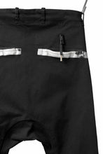 画像をギャラリービューアに読み込む, BORIS BIDJAN SABERI SLIM FIT PANTS / OBJECT DYED & SEAM TAPED "P11-F1939" (BLACK)