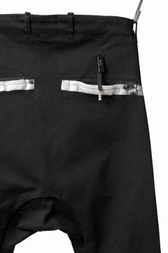 画像をギャラリービューアに読み込む, BORIS BIDJAN SABERI SLIM FIT PANTS / OBJECT DYED & SEAM TAPED "P11-F1939" (BLACK)