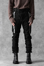 画像をギャラリービューアに読み込む, BORIS BIDJAN SABERI TIGHT FIT PANTS / OBJECT DYED & SEAM TAPED "P13.TF-F1939" (BLACK)