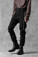 画像をギャラリービューアに読み込む, BORIS BIDJAN SABERI TIGHT FIT PANTS / OBJECT DYED & SEAM TAPED "P13.TF-F1939" (BLACK)