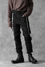 画像をギャラリービューアに読み込む, BORIS BIDJAN SABERI TIGHT FIT PANTS / OBJECT DYED & SEAM TAPED "P13.TF-F1939" (BLACK)