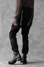 画像をギャラリービューアに読み込む, BORIS BIDJAN SABERI TIGHT FIT PANTS / OBJECT DYED & SEAM TAPED "P13.TF-F1939" (BLACK)