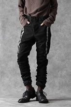 画像をギャラリービューアに読み込む, BORIS BIDJAN SABERI TIGHT FIT PANTS / OBJECT DYED & SEAM TAPED "P13.TF-F1939" (BLACK)