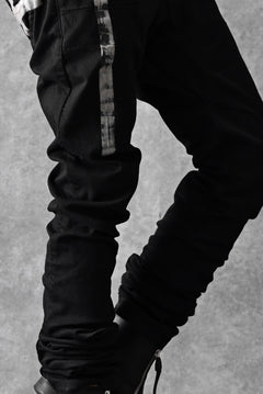 画像をギャラリービューアに読み込む, BORIS BIDJAN SABERI TIGHT FIT PANTS / OBJECT DYED & SEAM TAPED "P13.TF-F1939" (BLACK)