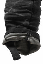 画像をギャラリービューアに読み込む, BORIS BIDJAN SABERI TIGHT FIT PANTS / STONE WASHED &amp; USED EFFECT &amp; BODY MOLDED &quot;P13.TF-F1603K&quot; (BLACK DENIM)