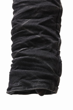 画像をギャラリービューアに読み込む, BORIS BIDJAN SABERI TIGHT FIT PANTS / STONE WASHED &amp; USED EFFECT &amp; BODY MOLDED &quot;P13.TF-F1603K&quot; (BLACK DENIM)