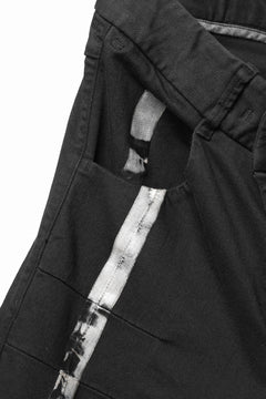 画像をギャラリービューアに読み込む, BORIS BIDJAN SABERI TIGHT FIT PANTS / OBJECT DYED & SEAM TAPED "P13.TF-F1939" (BLACK)