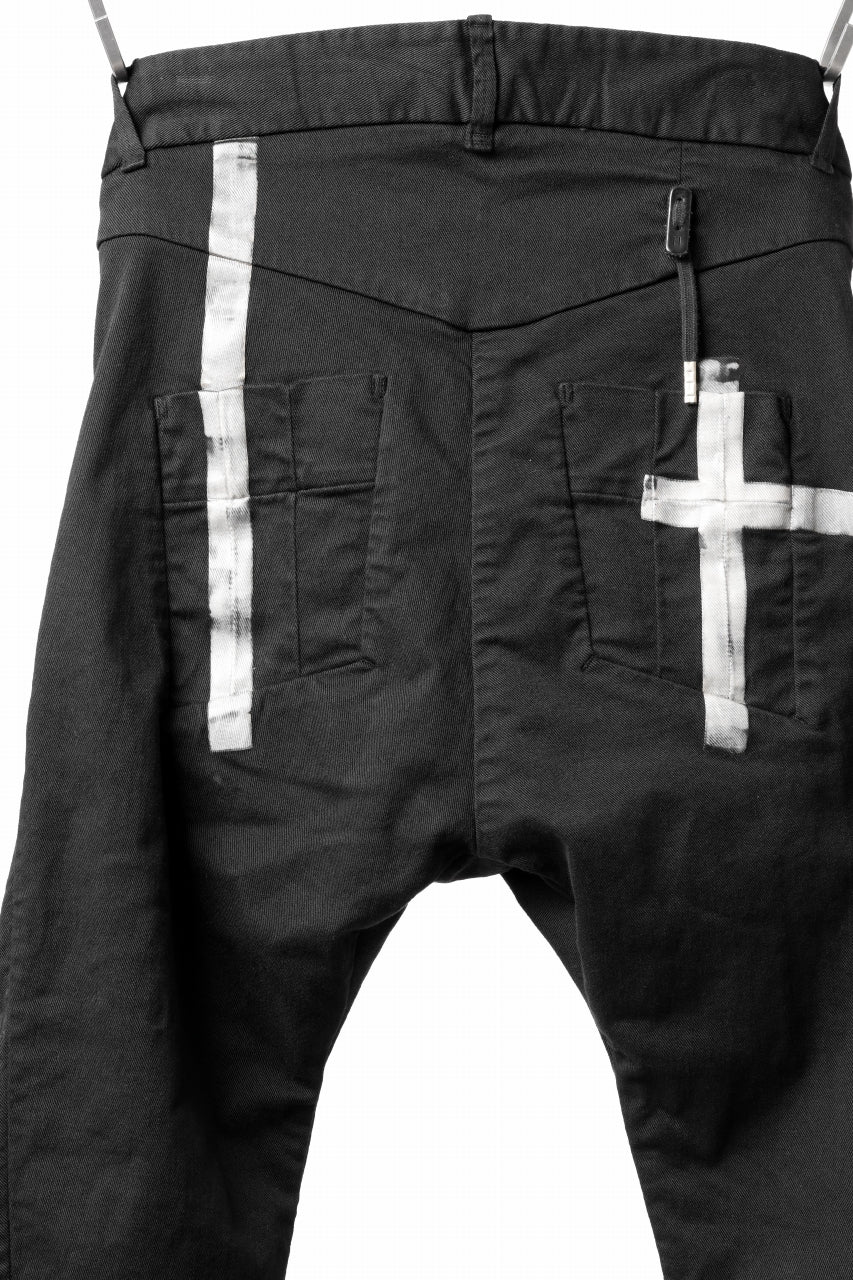 画像をギャラリービューアに読み込む, BORIS BIDJAN SABERI TIGHT FIT PANTS / OBJECT DYED & SEAM TAPED "P13.TF-F1939" (BLACK)