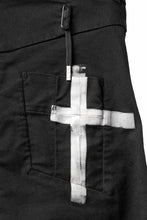 画像をギャラリービューアに読み込む, BORIS BIDJAN SABERI TIGHT FIT PANTS / OBJECT DYED & SEAM TAPED "P13.TF-F1939" (BLACK)